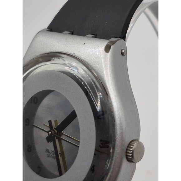 Vintage Swatch Swiss Made Silicone Back-Up GM140 Watch Wristwatch 1990 main image 8